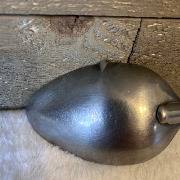 Vintage Genuine Stainless Steel Measuring Spoon Wooden Handle Kitchen Utensil - Picture 3 of 5